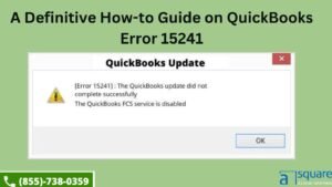 Fix QuickBooks Error 15241